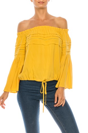 MEGHAN OFF SHOULDER TOP