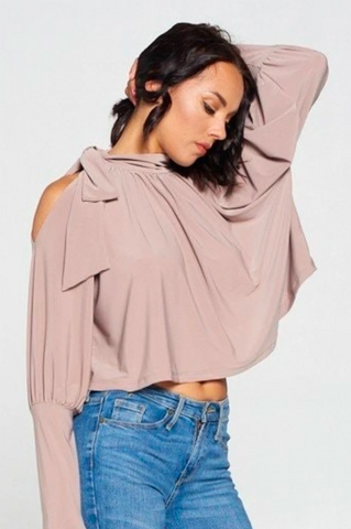 KENZI OFF SHOULDER CROP